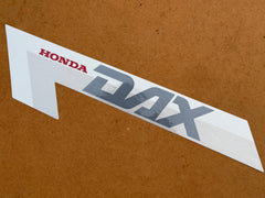 NOS Honda Left Hand Side Silver Frame Sticker suitable for use with Dax 12V